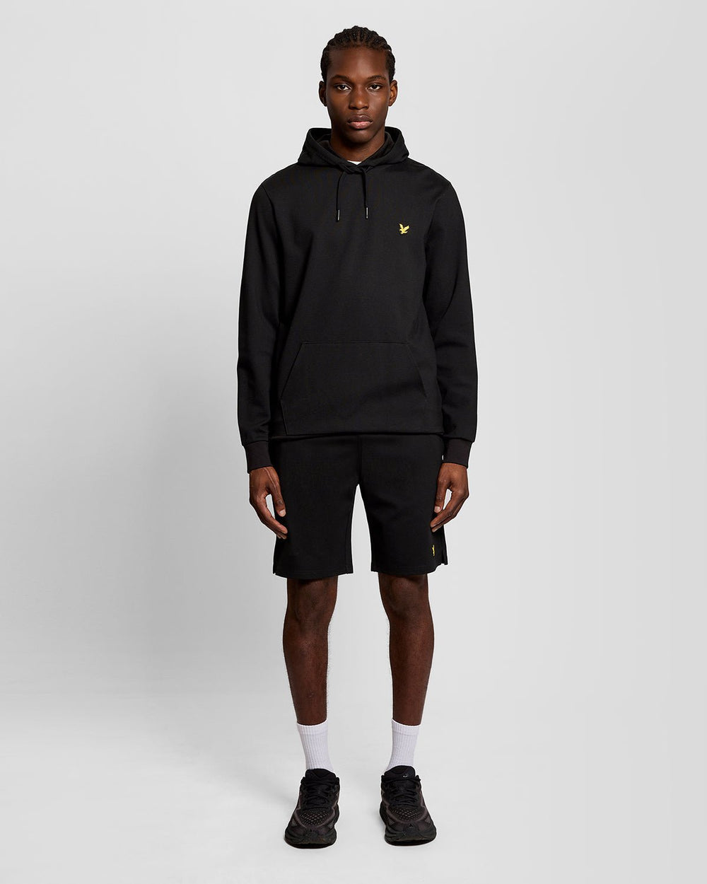 Lyle & Scott Mens Sports Lightweight Sweat Shorts | Jet Black