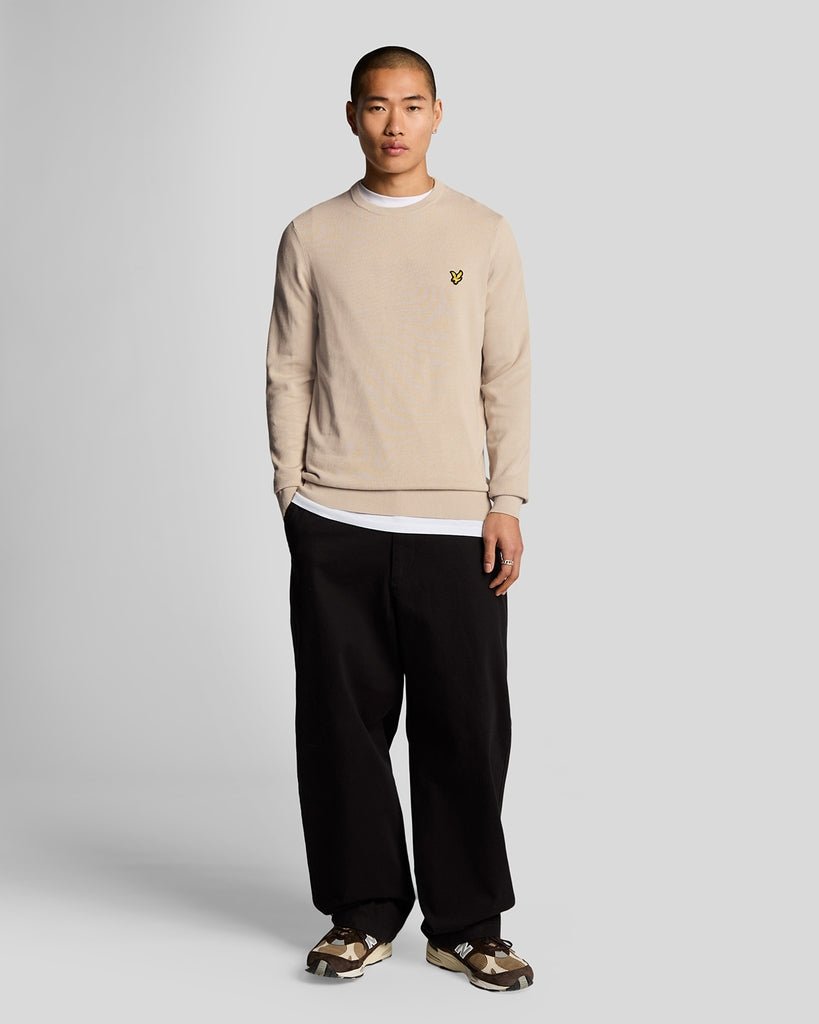 Lyle & Scott Mens Cotton Crew Neck Jumper | Cove