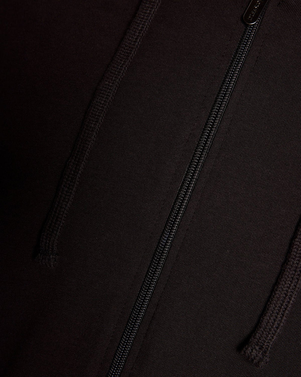 Lyle & Scott Mens Lightweight Lounge Zip Hoodie | Jet Black
