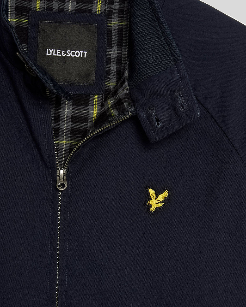 Lyle & Scott Mens Cotton Harrington Jacket | Dark Navy