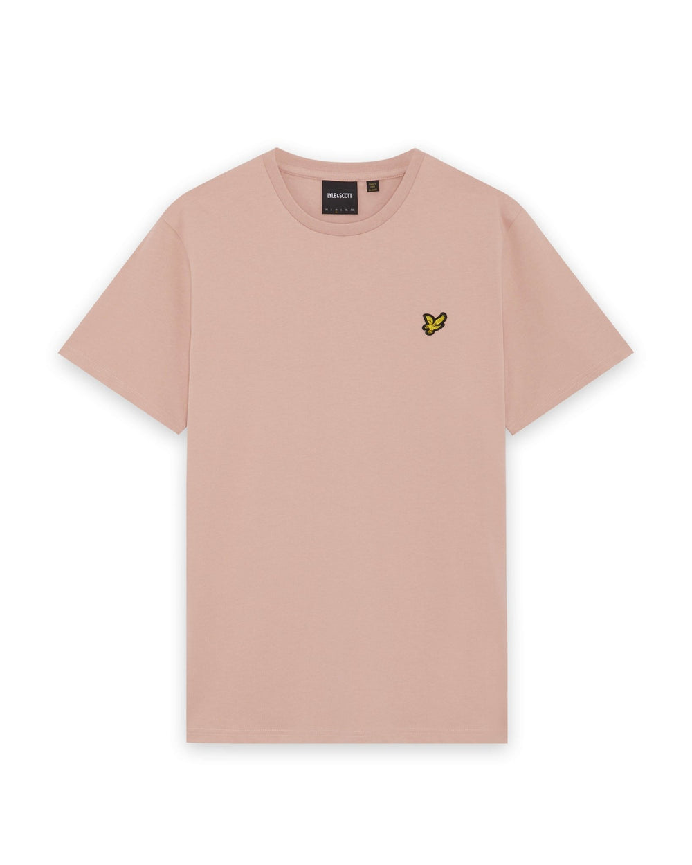 Lyle & Scott Mens Cotton Crew Neck T-Shirt | Pink Grapefruit