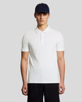 Lyle & Scott Mens Pintuck Cuff Polo Shirt | White
