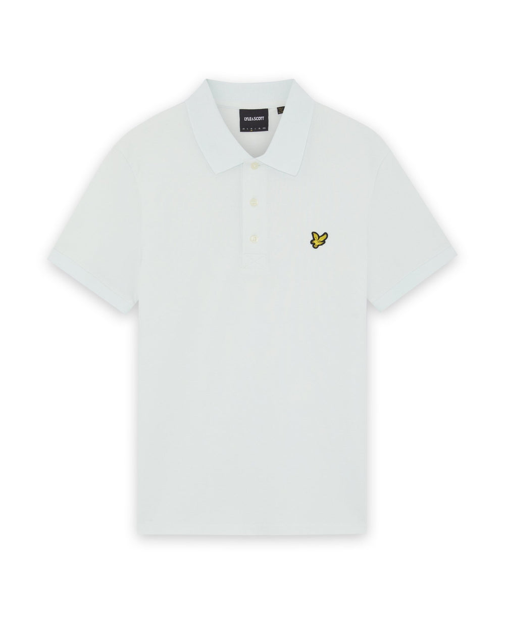 Lyle & Scott Mens Cotton Polo Shirt | Blue Ice