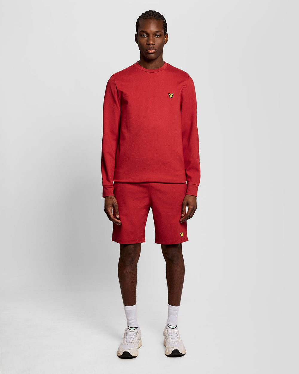 Lyle & Scott Mens Sports Lightweight Sweatshirt | Garnet