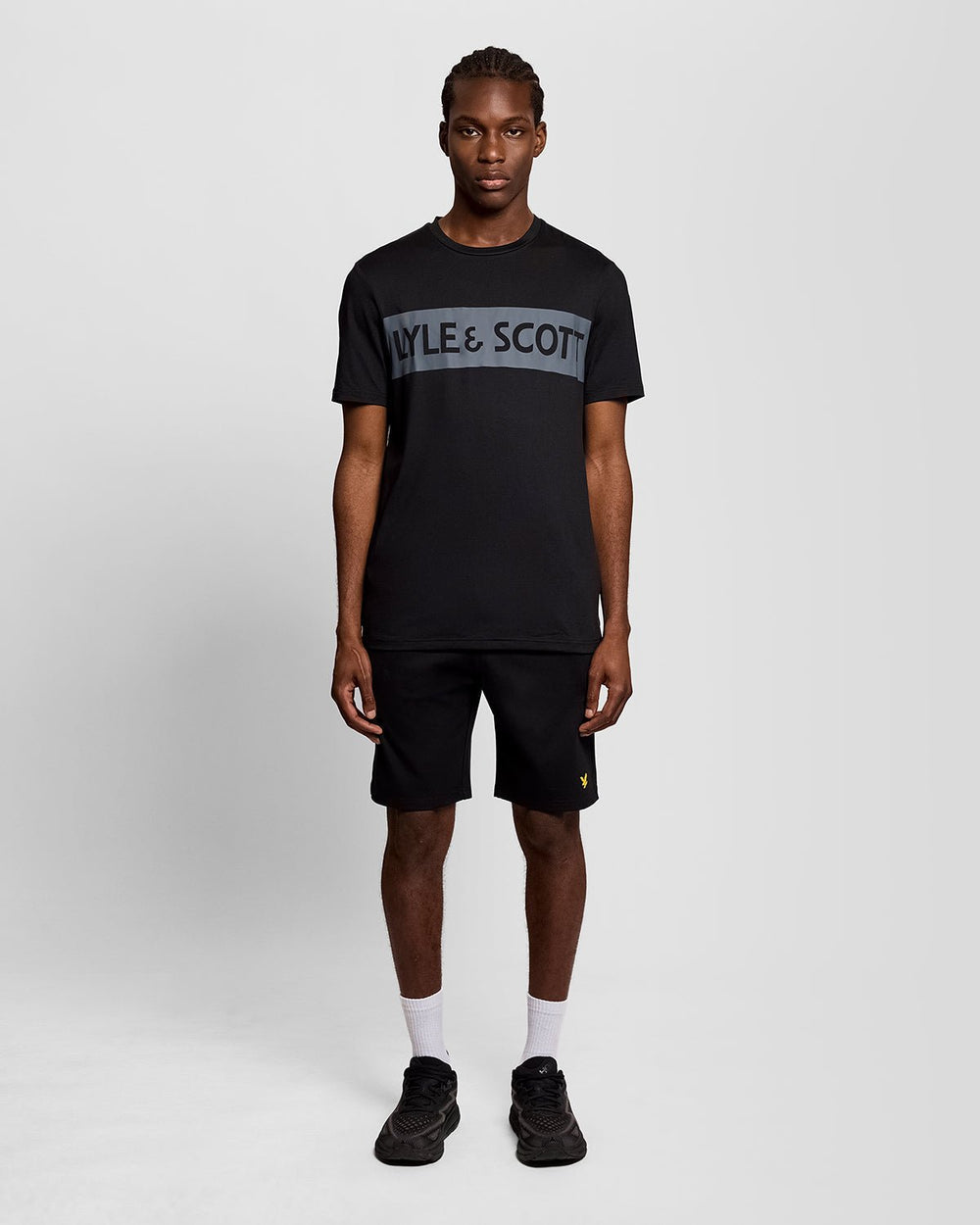 Lyle & Scott Mens Sports Chest Logo T-Shirt | Jet Black
