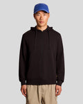 Lyle & Scott Mens Lightweight Lounge Zip Hoodie | Jet Black