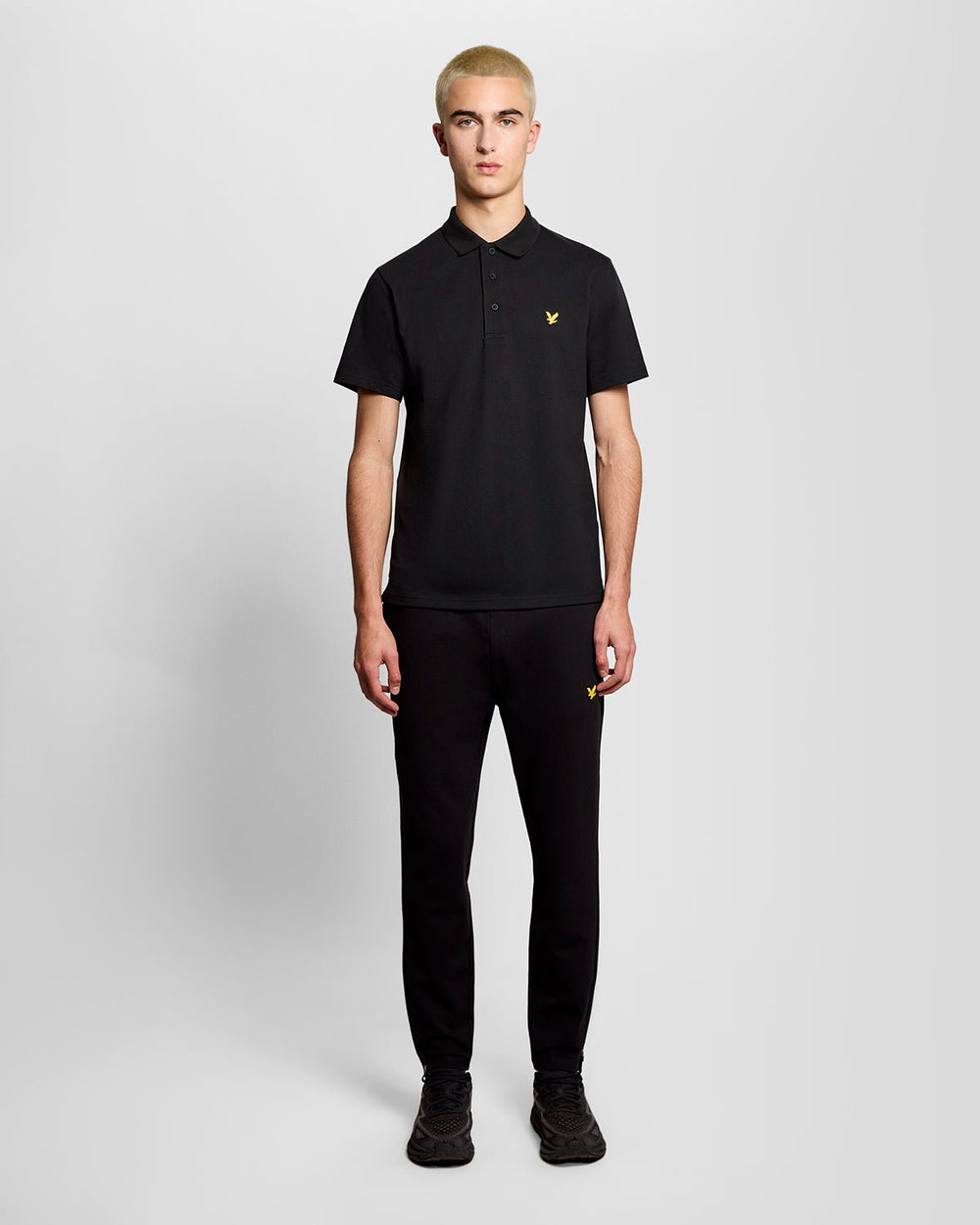 Lyle & Scott Mens Sports Core Polo Shirt | Jet Black