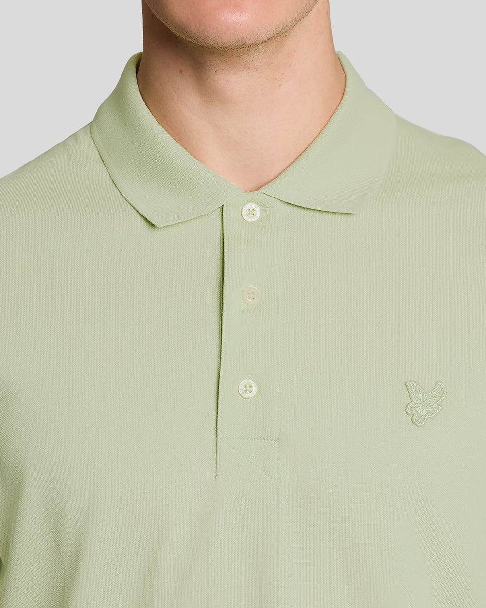 Lyle & Scott Mens Superfine Cotton Polo Shirt | Tender Greens