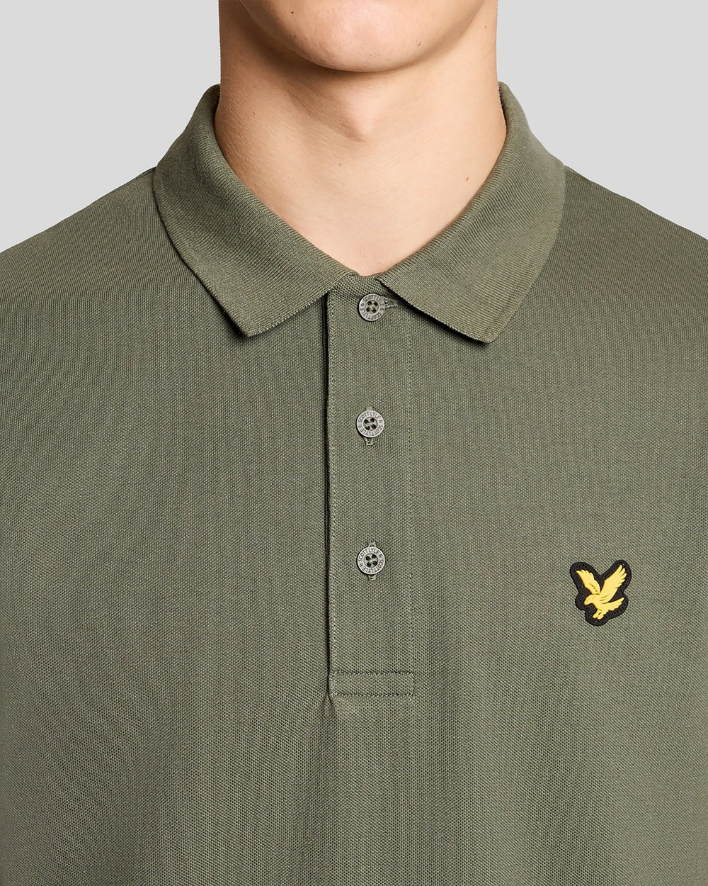 Lyle & Scott Mens Sports Core Polo Shirt | Cactus Green