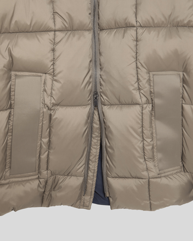 Lyle & Scott Mens Square Cocoon Puffer Jacket | Falcon