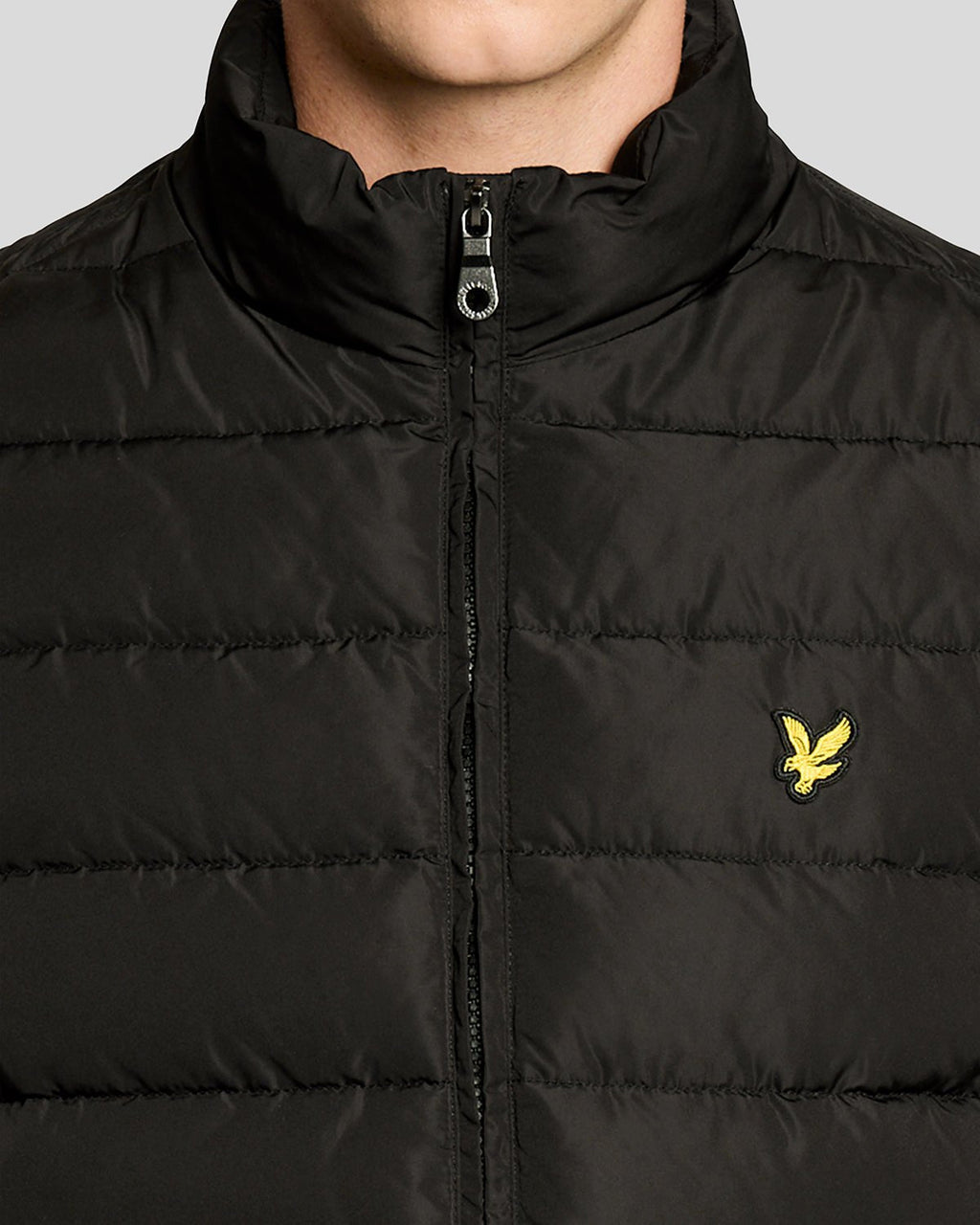 Lyle & Scott Mens Quilted Jacket | Jet Black