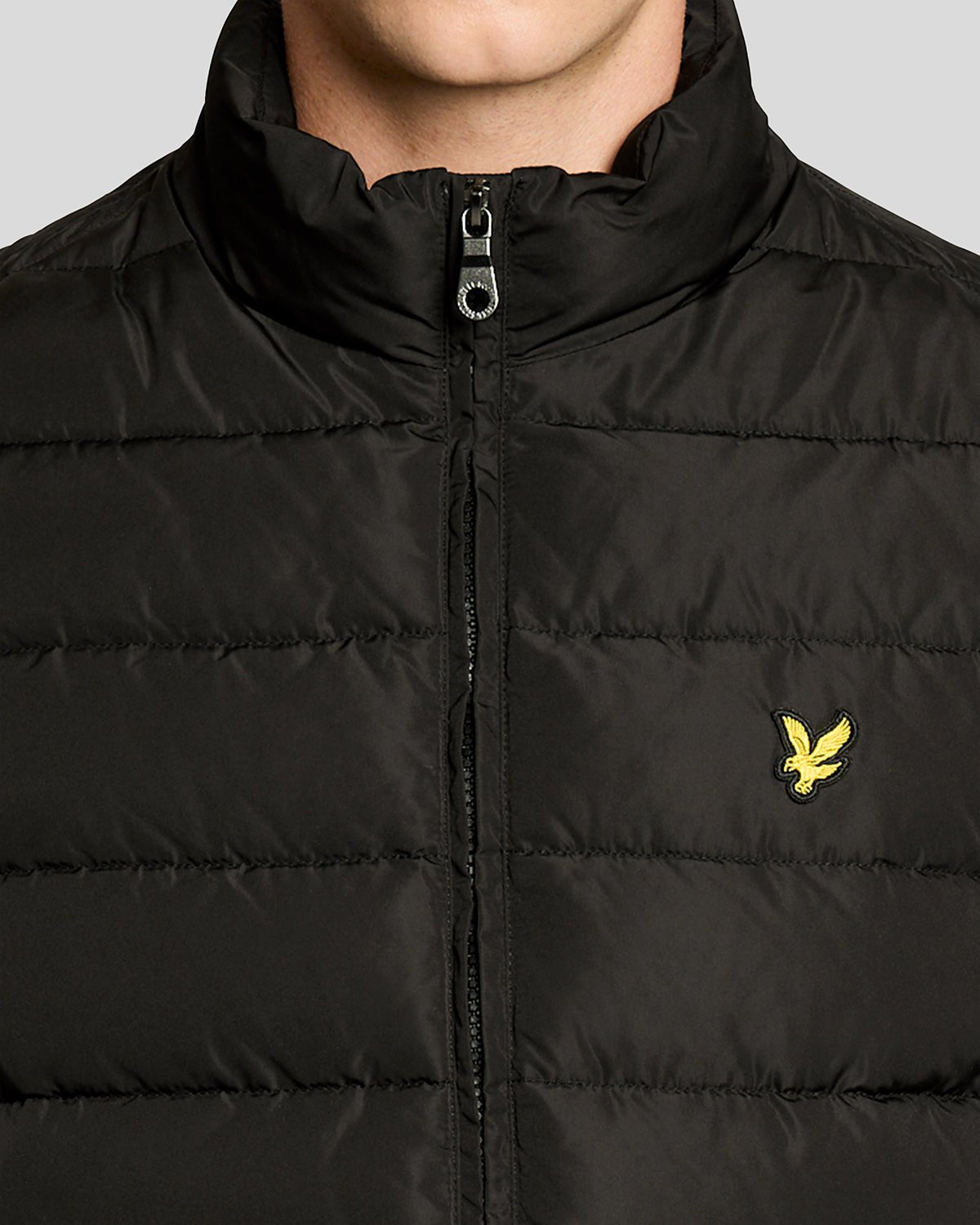 Lyle & Scott Mens Quilted Jacket | Jet Black