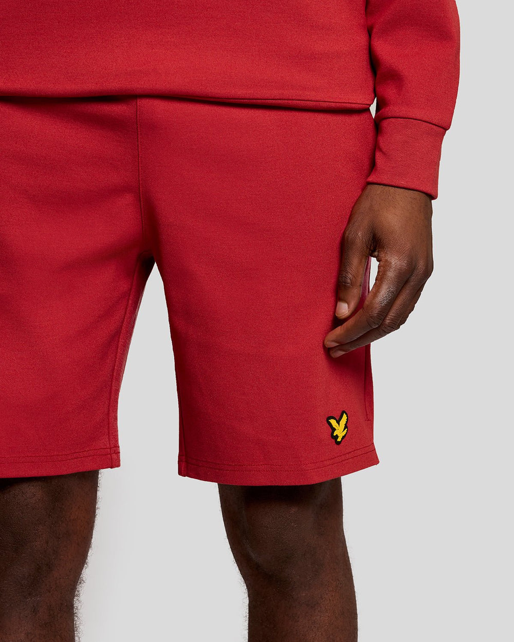 Lyle & Scott Mens Sports Lightweight Sweat Shorts | Garnet