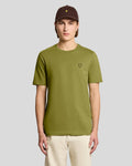 Lyle & Scott Mens Cotton Crew Neck T-Shirt | Shrub Green