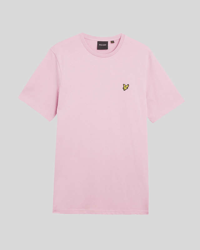 Lyle & Scott Mens Cotton Crew Neck T-Shirt | Pink Light