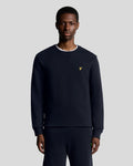 Lyle & Scott Mens Crew Neck Sweatshirt | Dark Navy