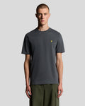 Lyle & Scott Mens Cotton Crew Neck T-Shirt | Gunmetal