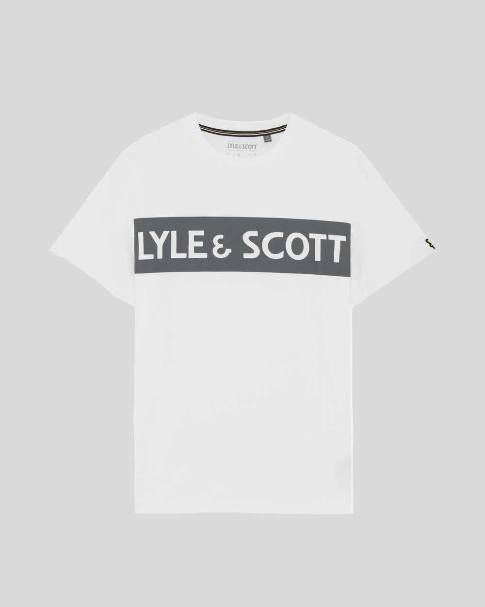 Lyle & Scott Mens Sports Chest Logo T-Shirt | White