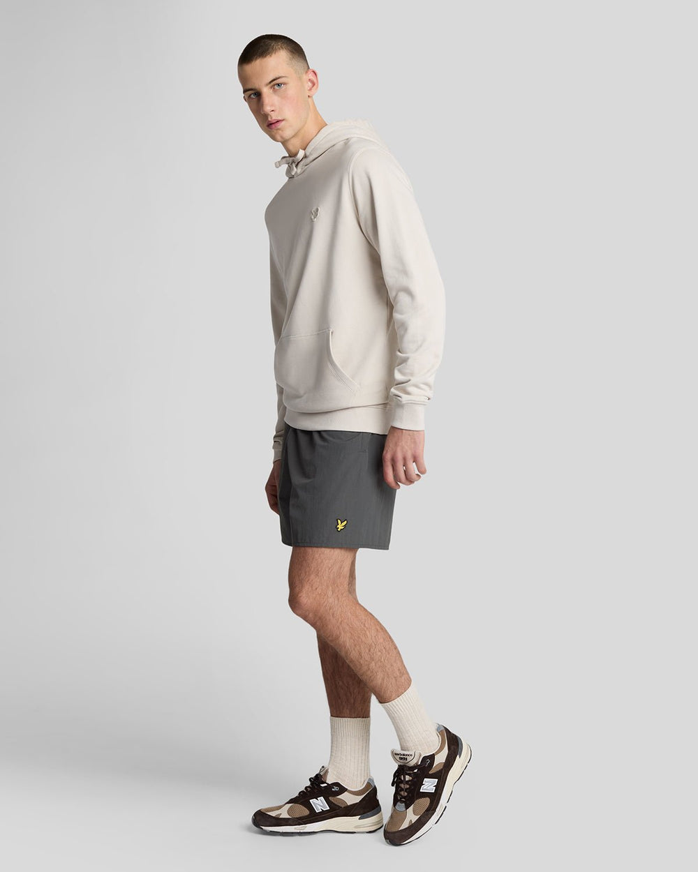 Lyle & Scott Mens Swim Shorts | Gunmetal