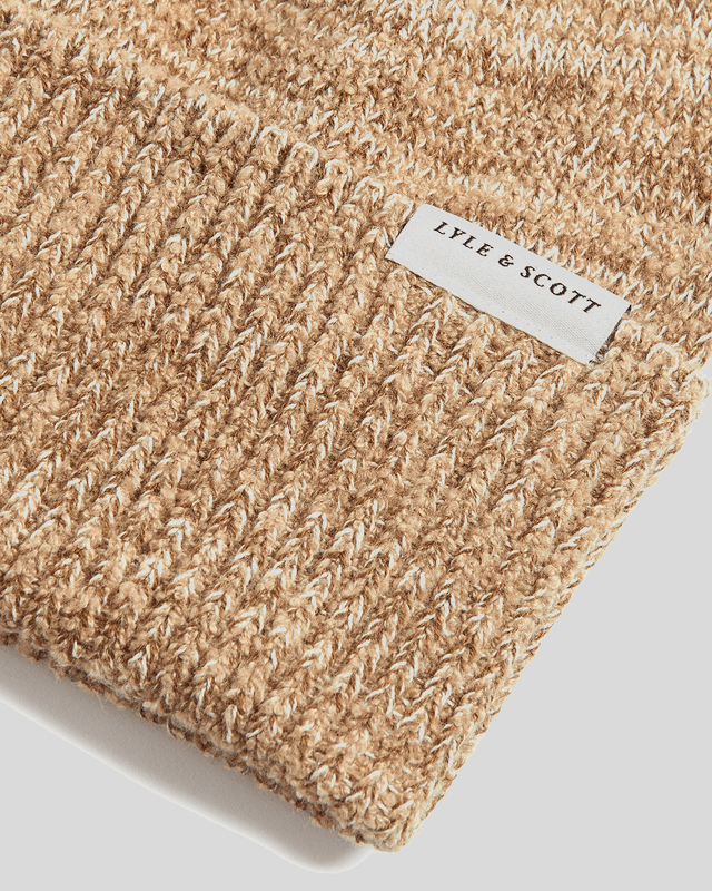Lyle & Scott Multi Marl Beanie | Tigers Eye Marl