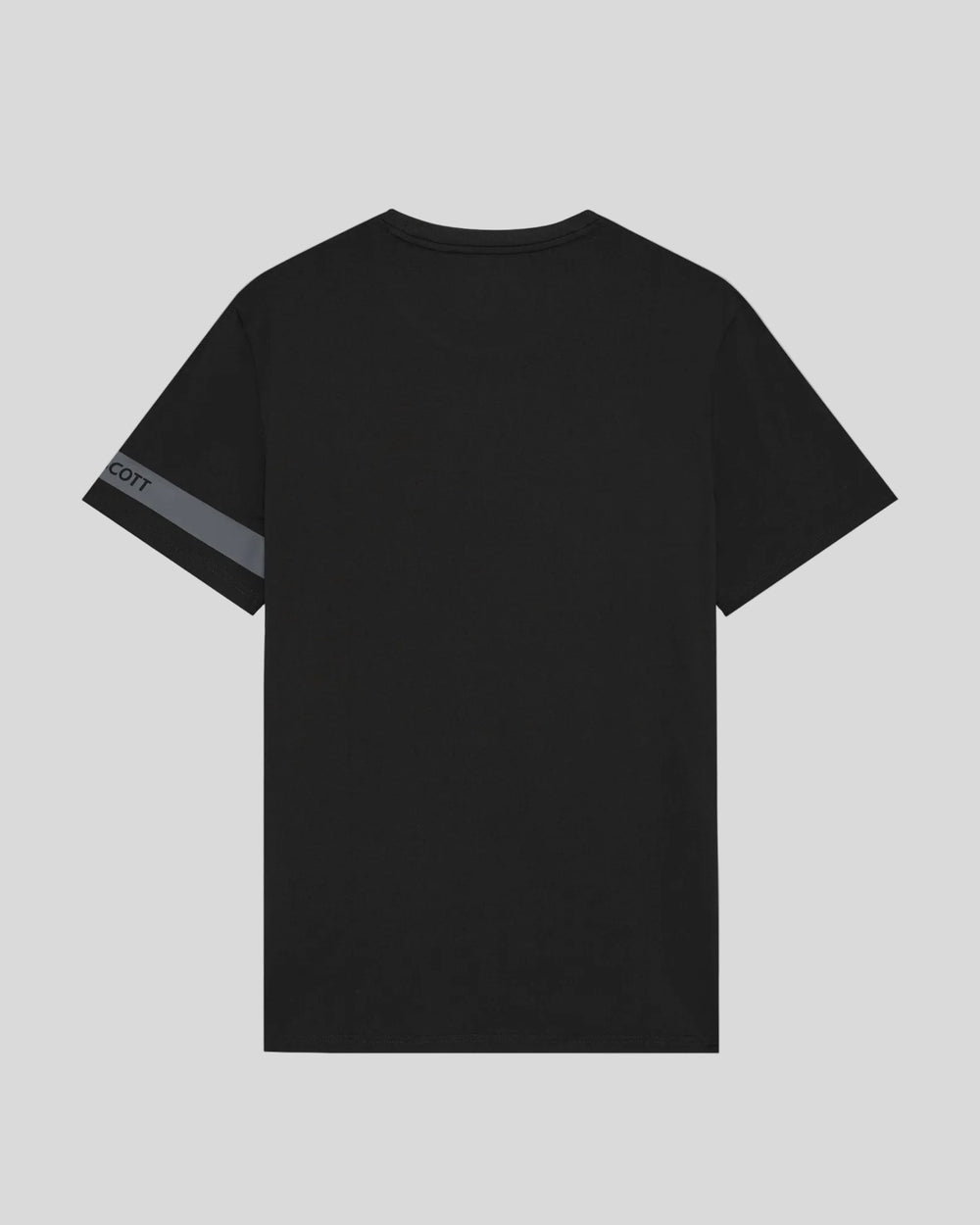 Lyle & Scott Mens Sports Sleeve Detail T-Shirt | Jet Black