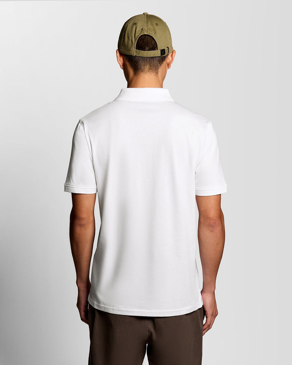 Lyle & Scott Mens Cotton Jersey Polo Shirt | White