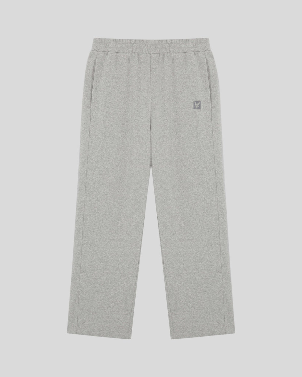 Lyle & Scott Mens Lounge Straight Leg Jogger | Light Grey Marl