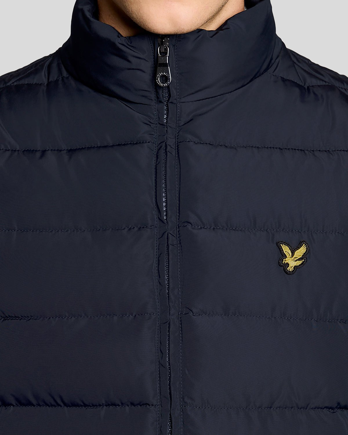 Lyle & Scott Mens Quilted Gilet | Dark Navy