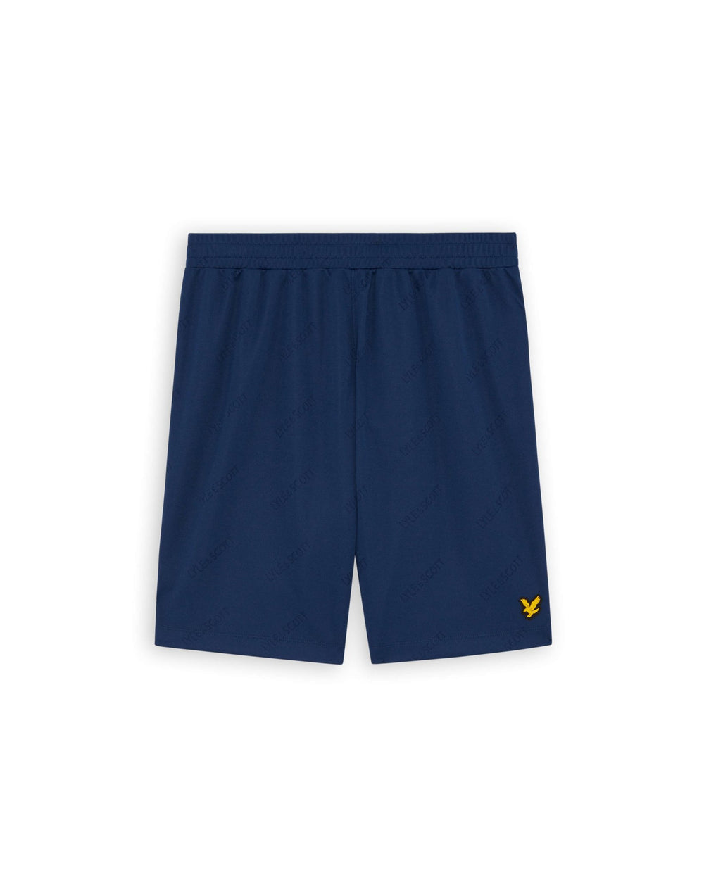Lyle & Scott Mens Sports Embossed Logo Football Shorts | Navy Peony