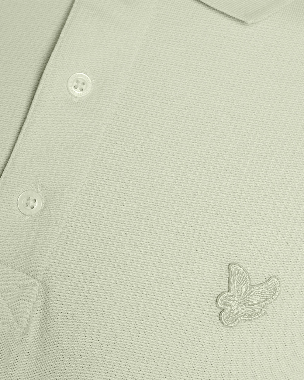 Lyle & Scott Mens Superfine Cotton Polo Shirt | Tender Greens