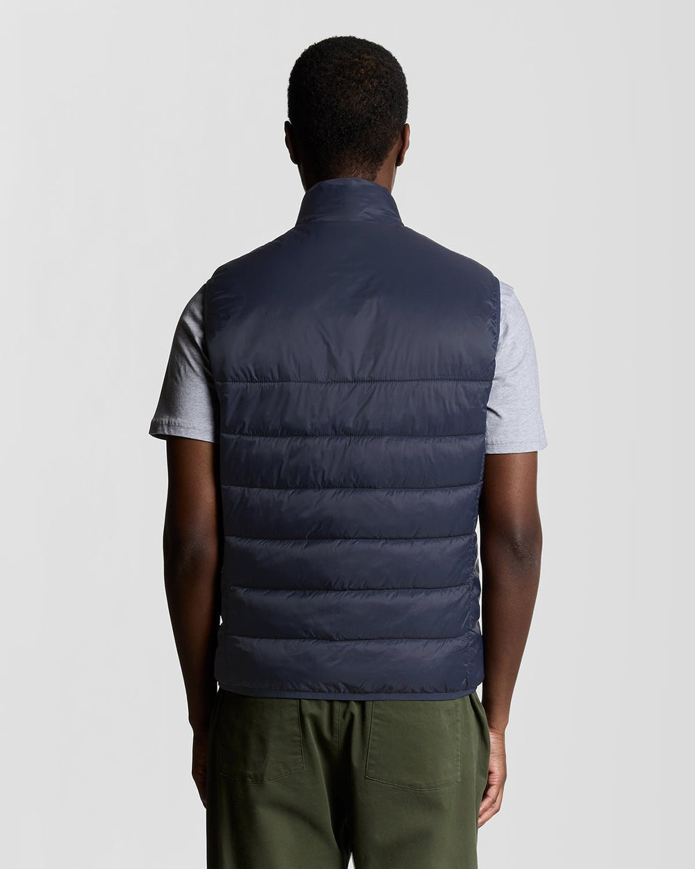 Lyle & Scott Mens Wadded Gilet | Dark Navy