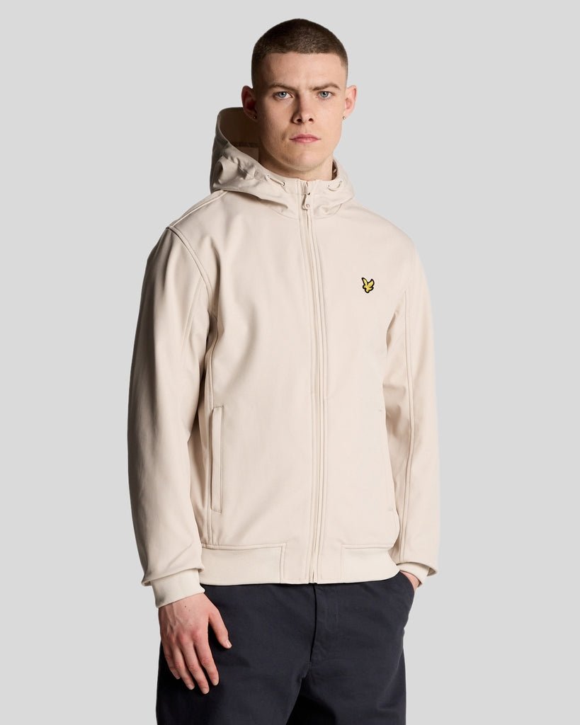Lyle & Scott Mens Mesh Lined Softshell Jacket | Cove