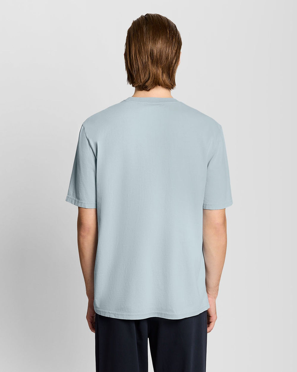 Lyle & Scott Mens Cargo Pocket T-Shirt | Opal Blue