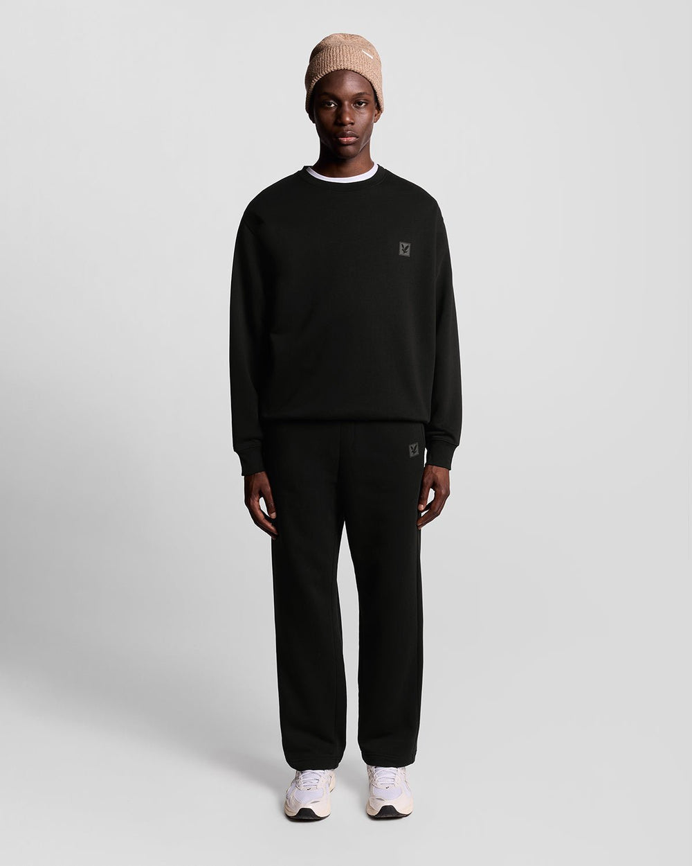 Lyle & Scott Mens Lounge Crew Neck Sweatshirt | Jet Black