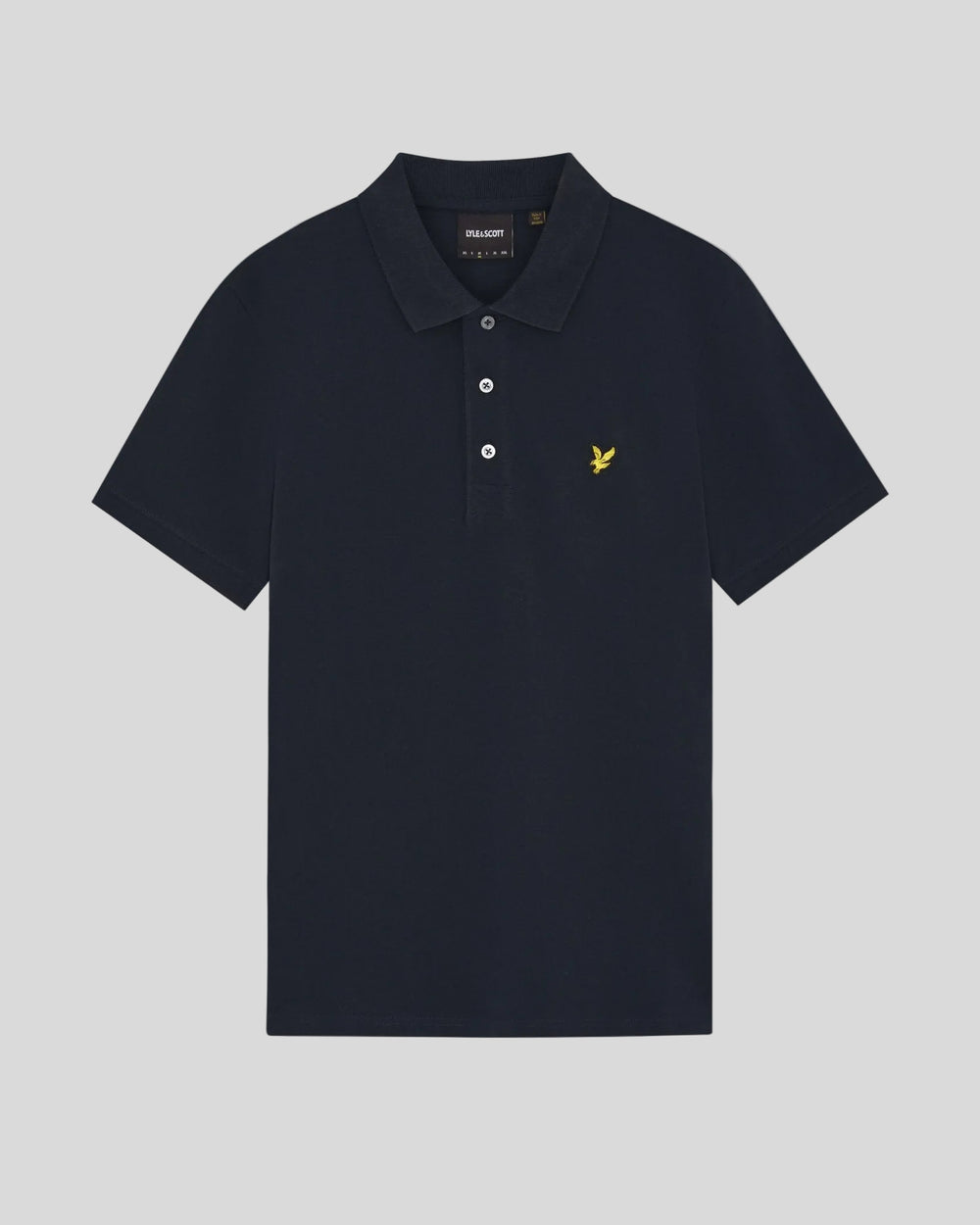 Lyle & Scott Mens Cotton Polo Shirt | Greystone