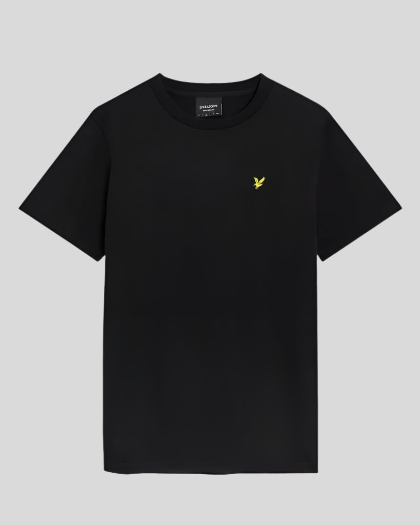 Lyle & Scott Mens Oversized Cotton Crew Neck T-Shirt | Jet Black