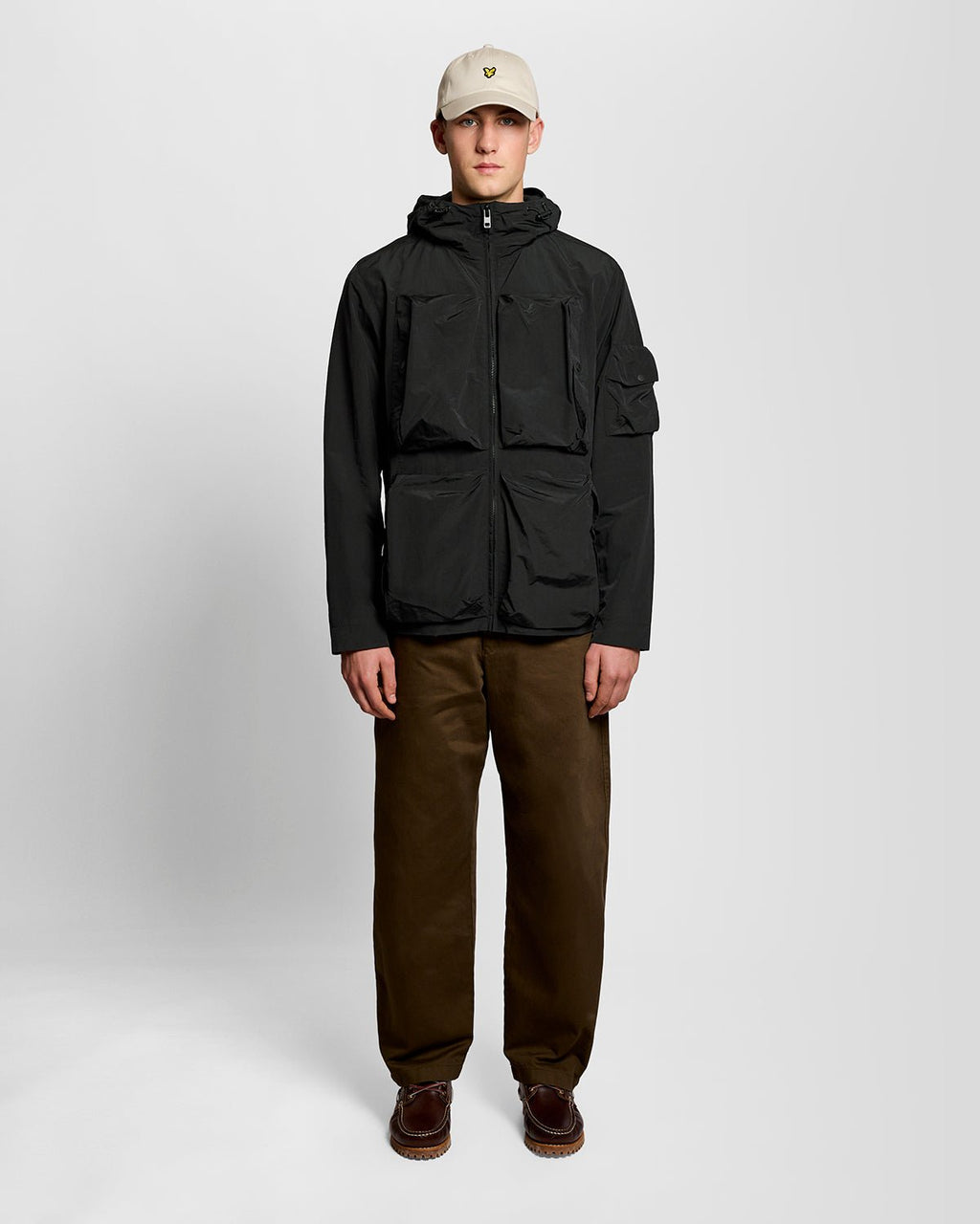 Lyle & Scott Mens Lightweight Windbreaker Jacket | Jet Black
