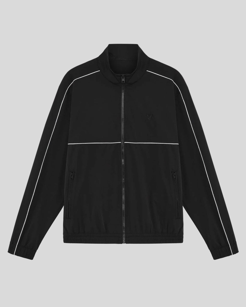 Lyle & Scott Mens Lightweight Track Jacket | Jet Black