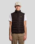 Lyle & Scott Mens Quilted Gilet | Jet Black