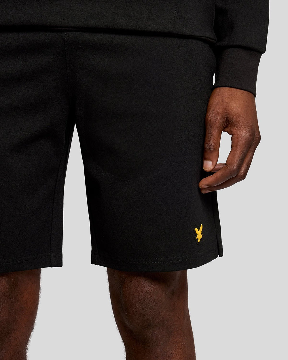 Lyle & Scott Mens Sports Lightweight Sweat Shorts | Jet Black