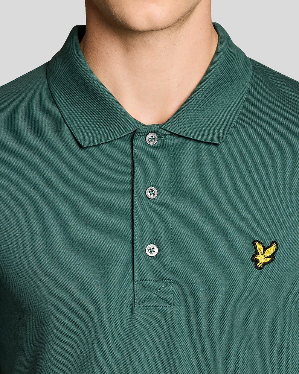 Lyle & Scott Mens Cotton Polo Shirt | Everglade