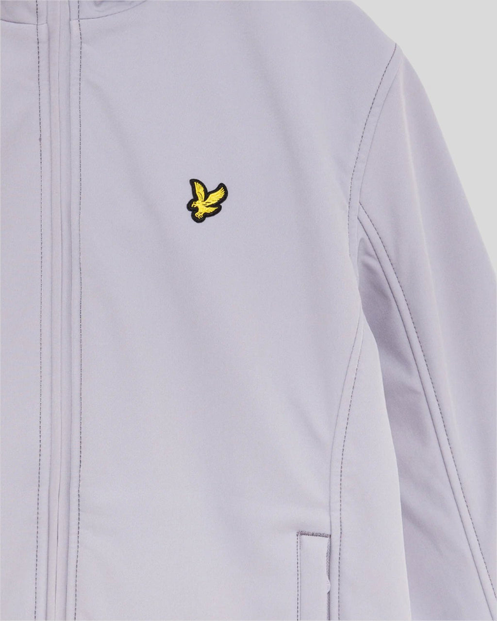 Lyle & Scott Mens Fleece Lined Softshell Jacket | Ash Lilac