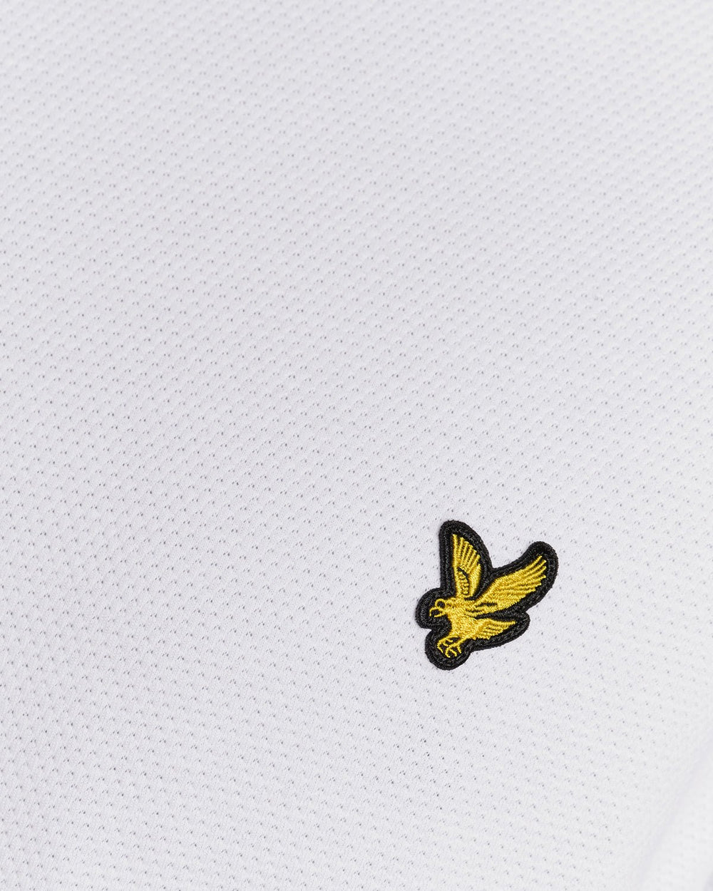 Lyle & Scott Mens Popcorn Textured Jacquard T-Shirt | White