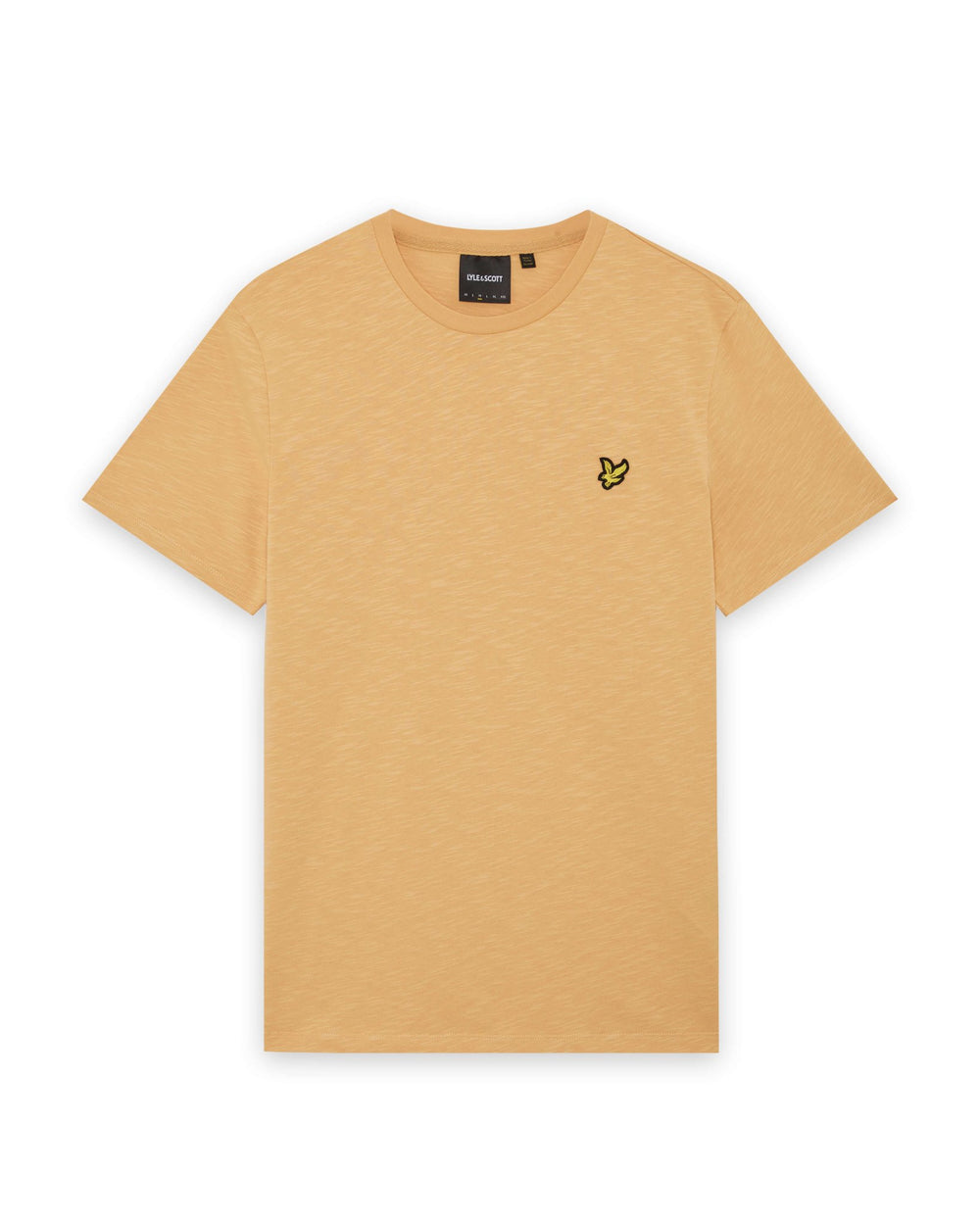 Lyle & Scott Mens Fine Cotton Slub T-Shirt | Honeycomb Yellow