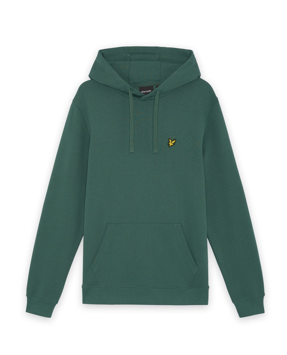 Lyle & Scott Mens Loopback Cotton Hoodie | Everglade