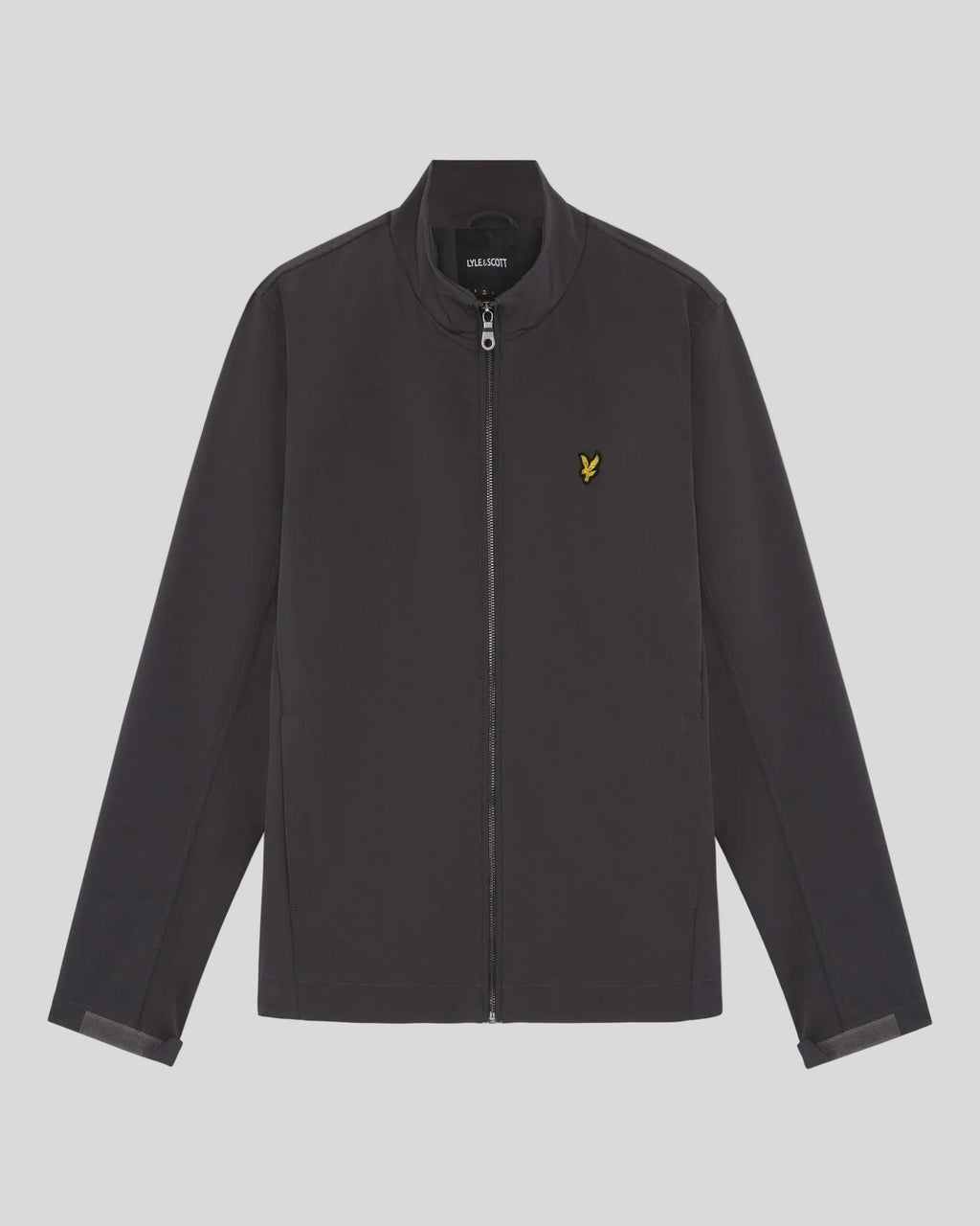 Lyle & Scott Mens Mesh-Back Softshell Jacket | Gunmetal