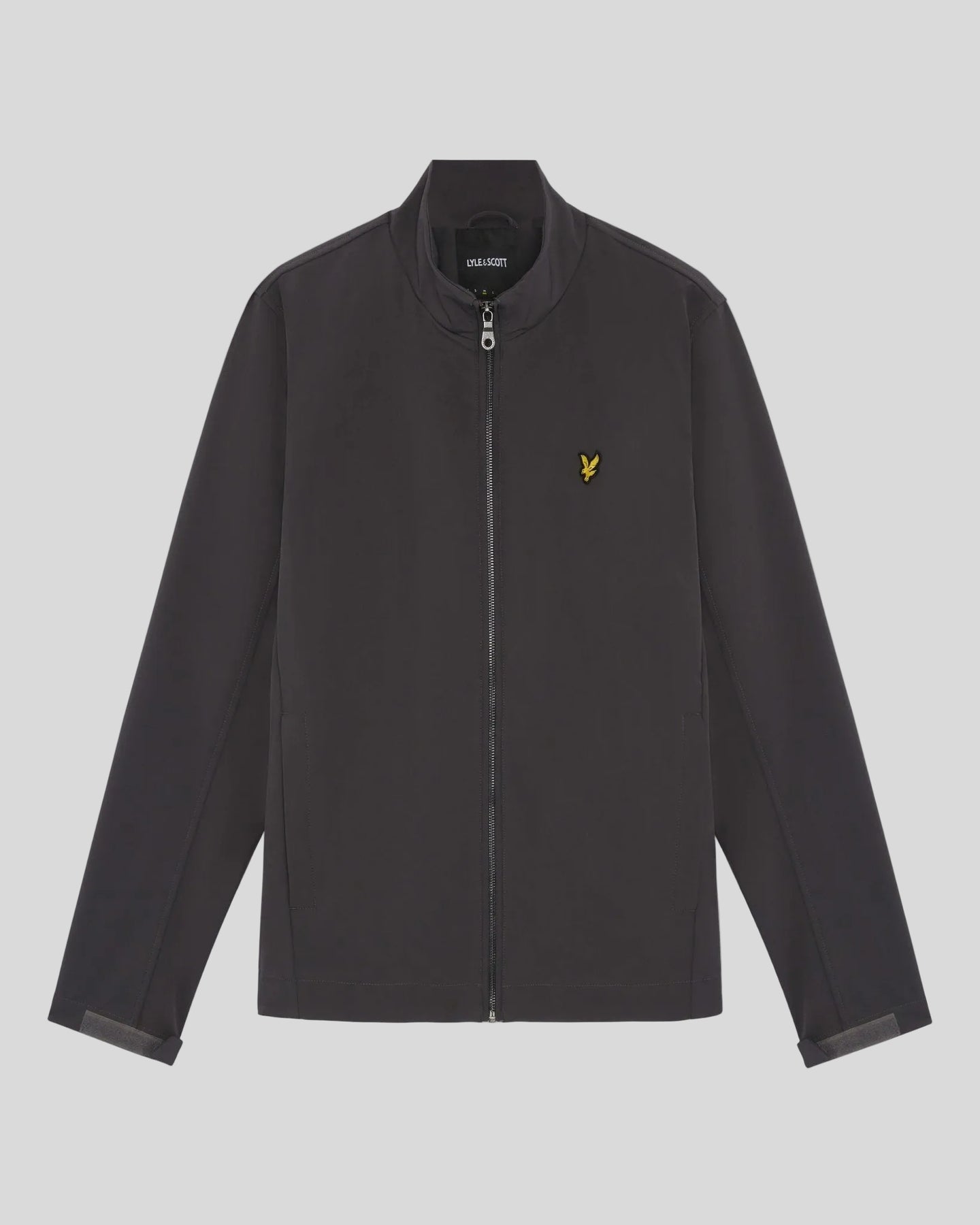 Lyle & Scott Mens Mesh-Back Softshell Jacket | Gunmetal