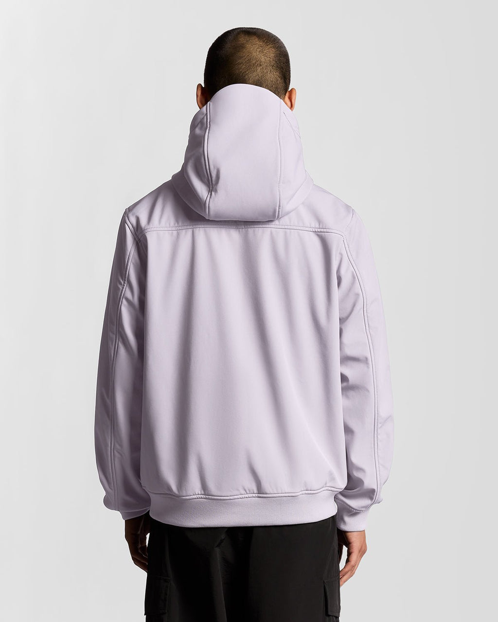 Lyle & Scott Mens Fleece Lined Softshell Jacket | Ash Lilac