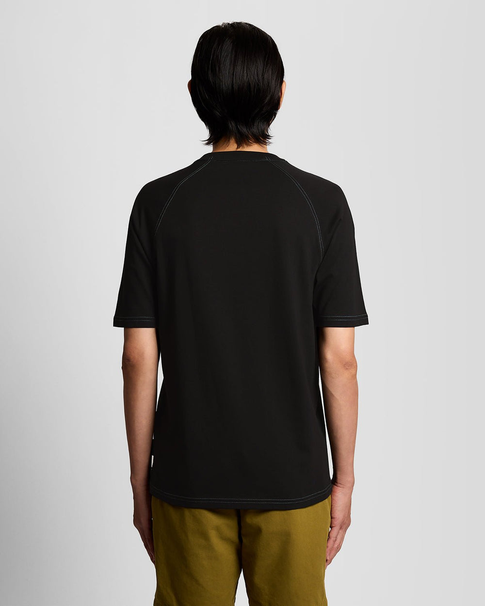 Lyle & Scott Mens Keep Fresh Chest Graphic T-Shirt | Jet Black