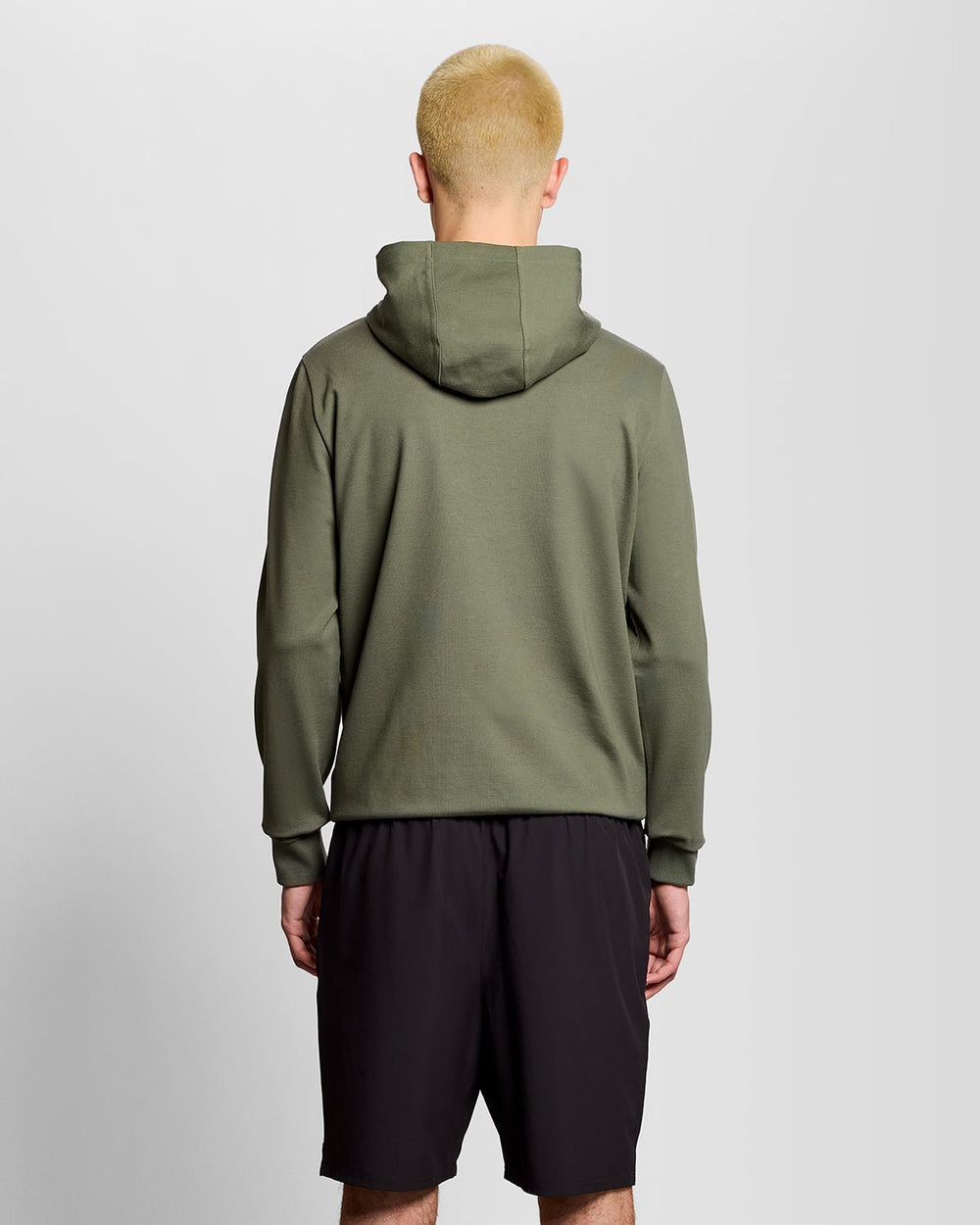 Lyle & Scott Mens Sports Lightweight Hoodie | Cactus Green